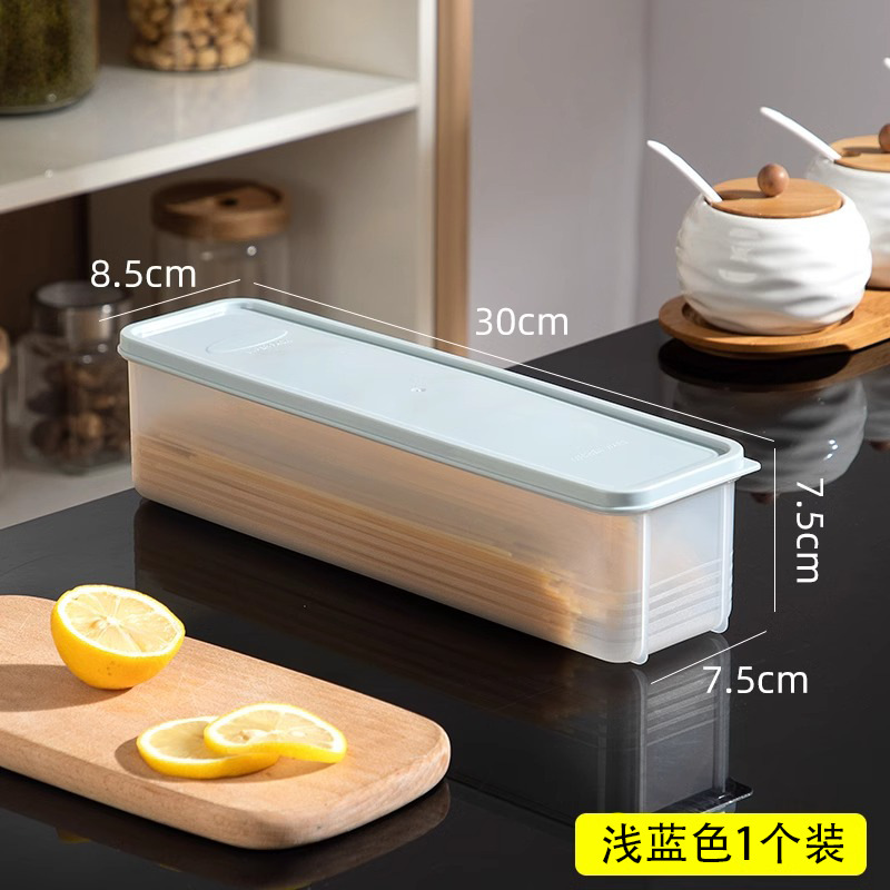 麺収納ボックス食品グレードの大容量長方形プラスチック鮮度保持ボックス多機能キッチン穀物密封ボックス|undefined