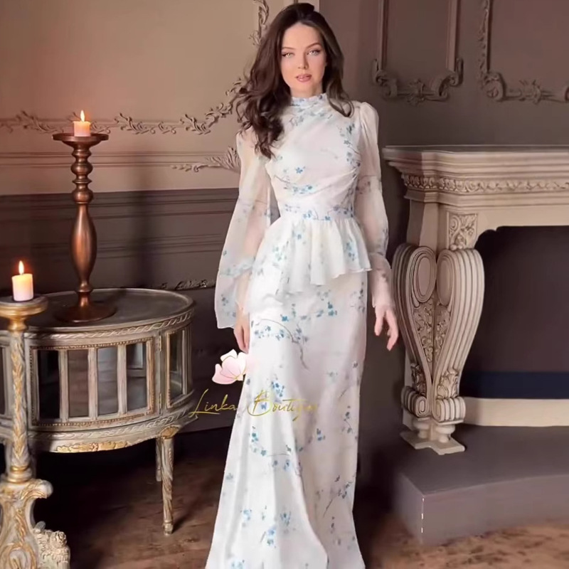 Cross-Border Soft and Elegant European and American Style Slim-Fit Long-Sleeve Long Dress, Autumn Amazon Elegant and Graceful Dress, Vintage 2025 Cross-Border Soft and Elegant European and American Style Slim-Fit Long-Sleeve Long Dress, Autumn Amazon Elegant and Graceful Dress, Vintage 2025