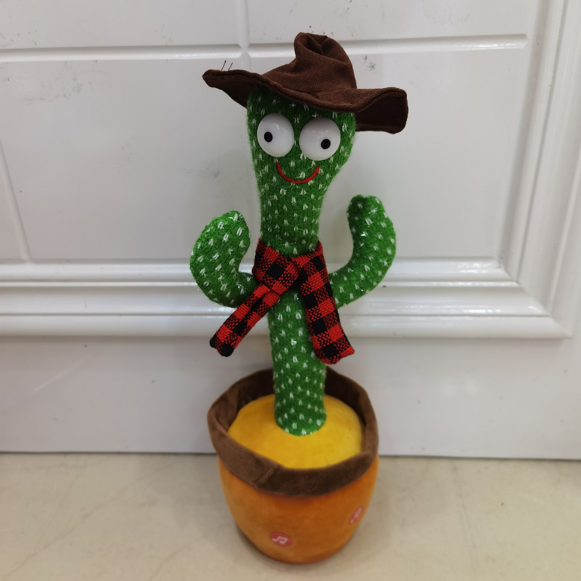 Cactus de baile transfronterizo encantador, flores de charla, ruido de ruido, juguetes de peluche eléctricos para aprender a hablar, cantar y bailar.
