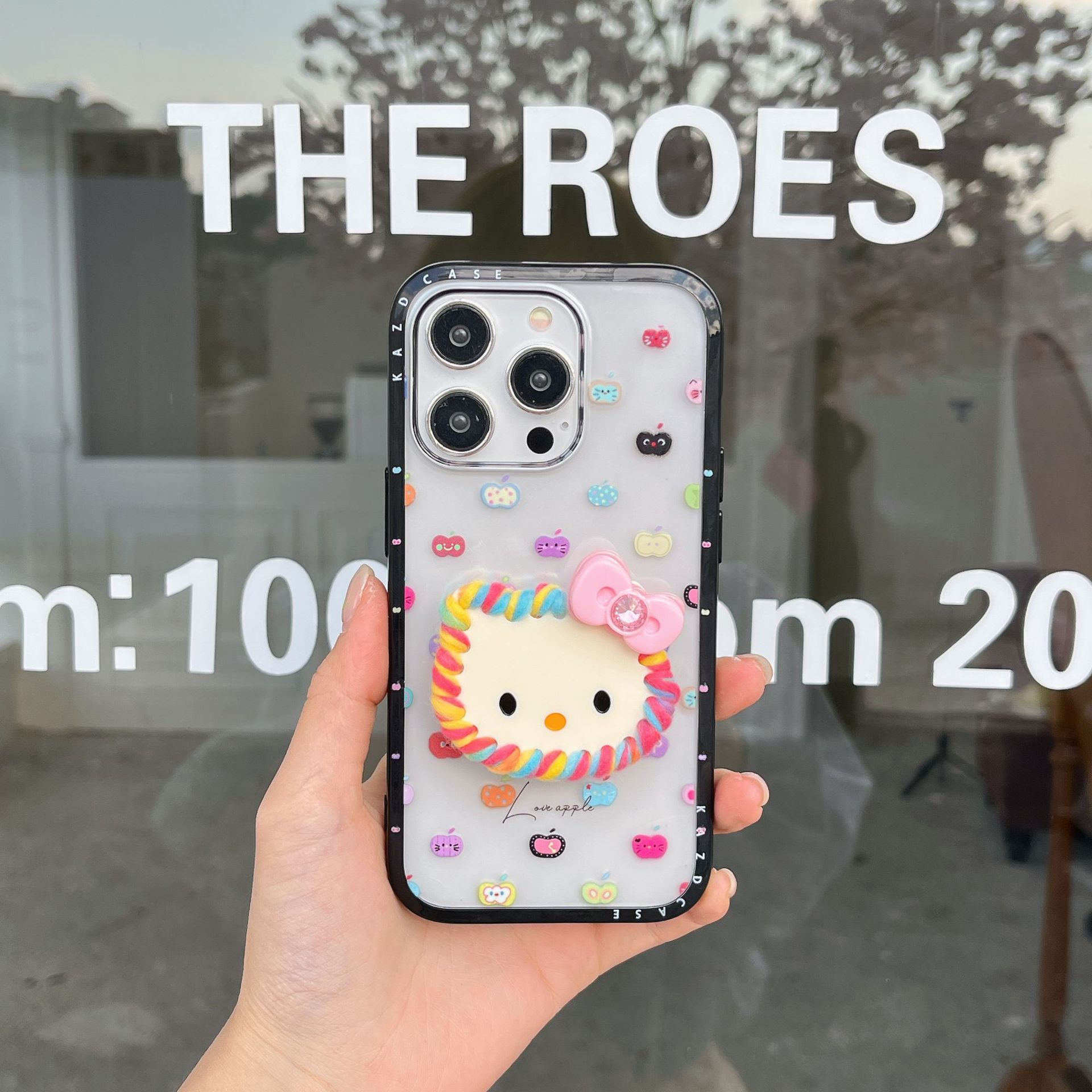 Color dopamina expresión KT para Apple 15Pro/16Pro funda para teléfono móvil 14ProMax chica 13 nuevo 16P