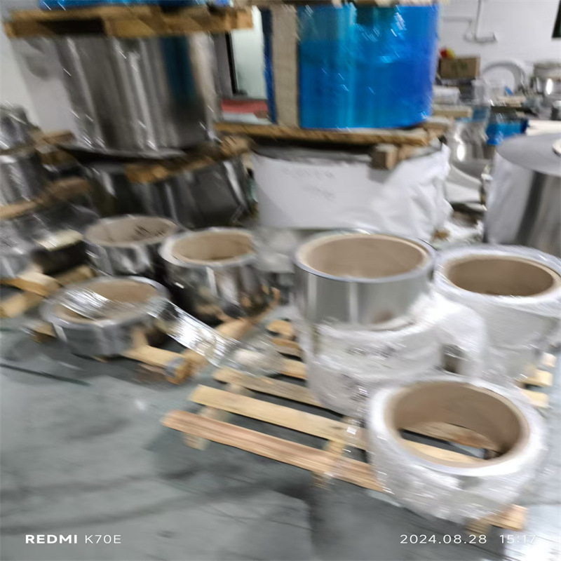 厂家现货铝带1060冲压分切5052铝卷分条纵剪覆膜铝卷任意切割