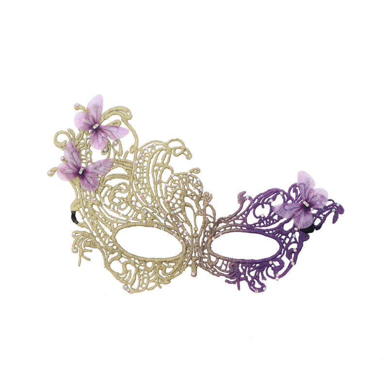 Amazon máscaras de moda europeas y estadounidenses máscaras de mitad de cara fiestas de baile pareja cara