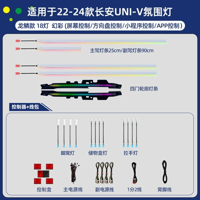 Changan univ atmosphere lamp special car interior modification uni v accessories uni v interior original decoration (Panel (Dashboard) işıqlandırması) - phantom