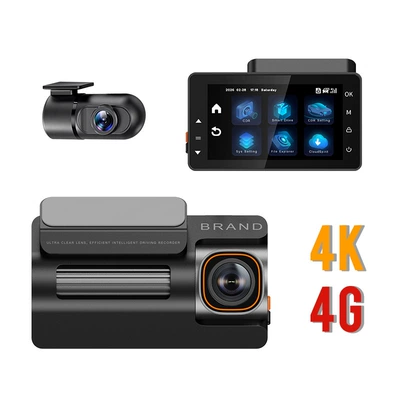 Cross-Border Three-Lens Dashcam with Driving recorder