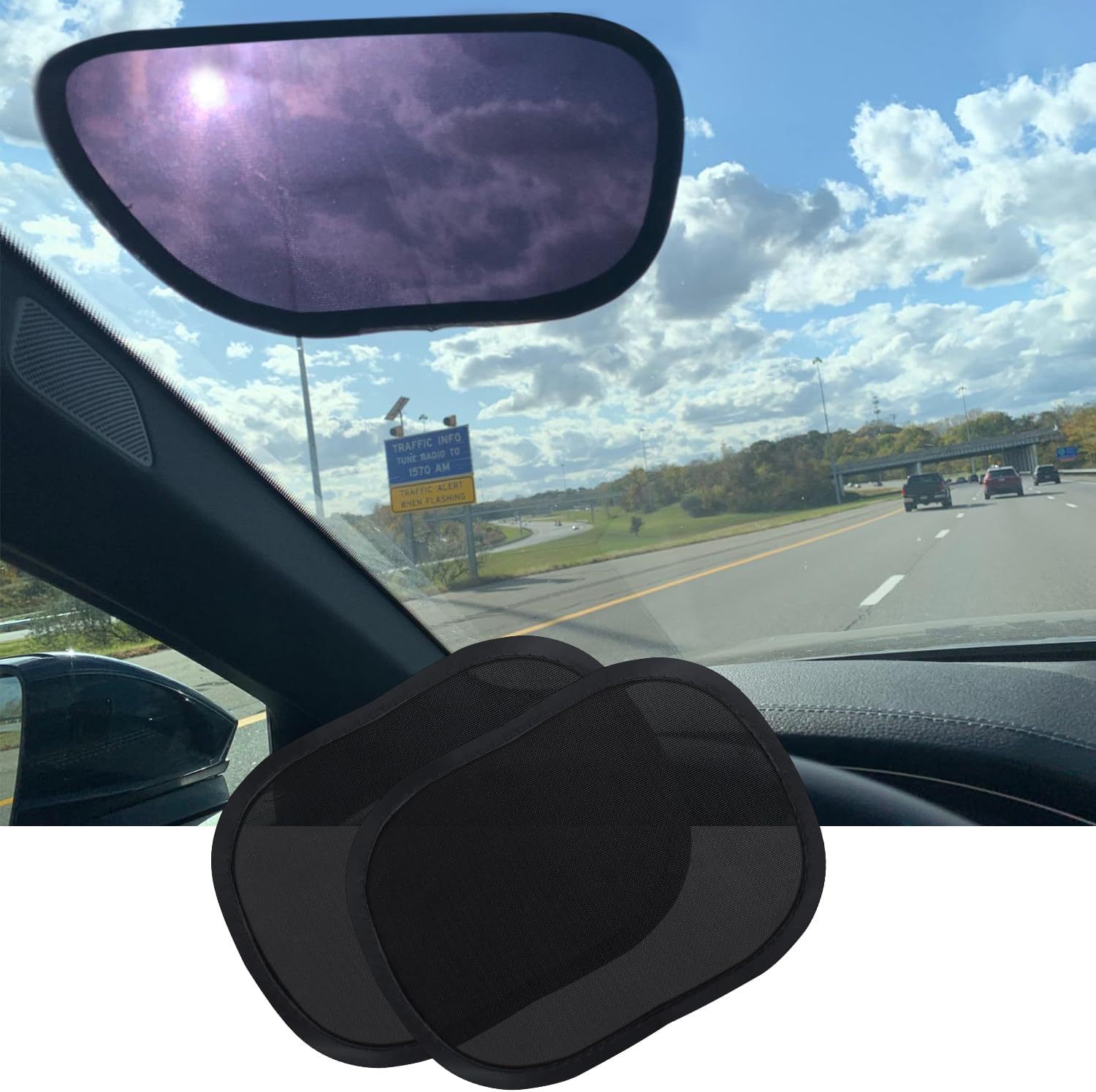 Car sunshade small mini sun shade anti-glare sunshade window sunshade electrostatic film adsorption cross-border supply
