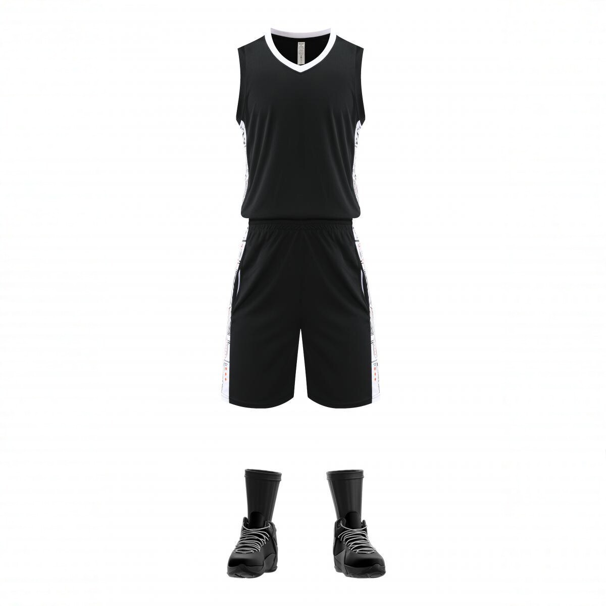 traje de baloncesto americano seco rápido transpirable niño entrenamiento de adultos uniformes de equipo de juego de logotipo de impresión chaleco de baloncesto