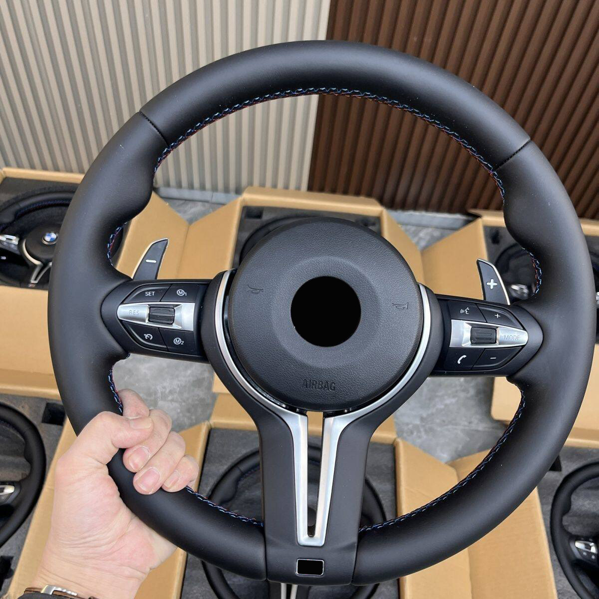 Suitable for BMW steering wheel modification assembly for 1 Series, 2 Series, 3 Series, 5 Series, 7 Series, x1, x2, x3, x4, x5, x6, x7, foreign trade cross-border