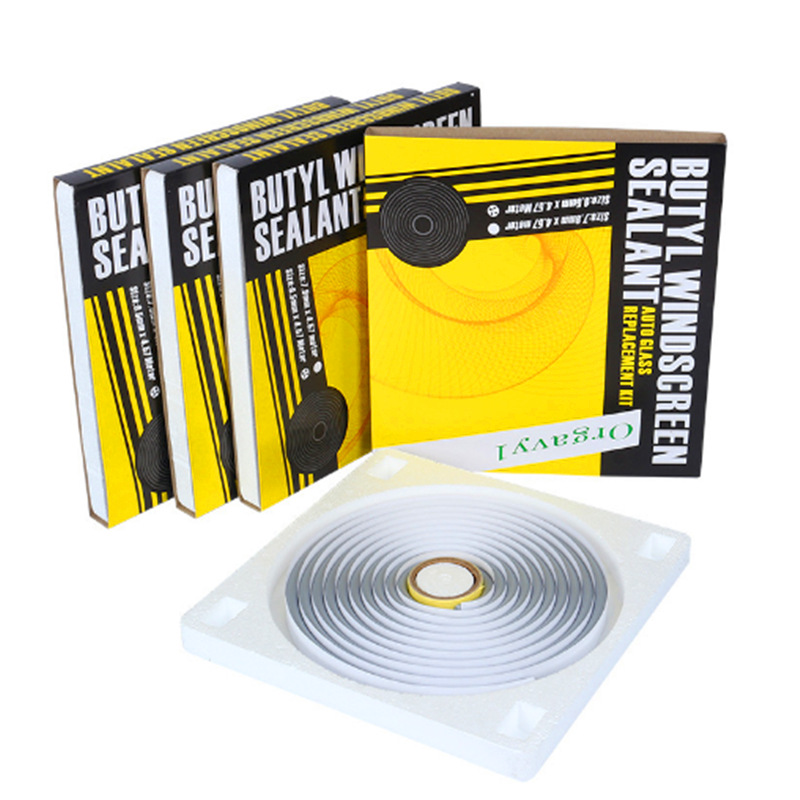 sellador de goma de serpiente para faro de automóvil impermeable de goma de goma de vidrio de vidrio para lámpara de automóvil modificada de goma de disco de serpiente