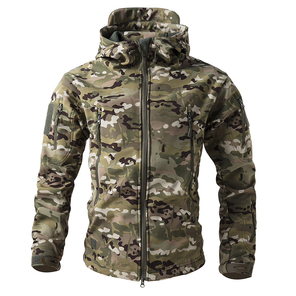 Men's 3-in-1 all-weather camouflage fashionable and trendy breathable windproof jacket, outdoor sports jacket_voghion.com