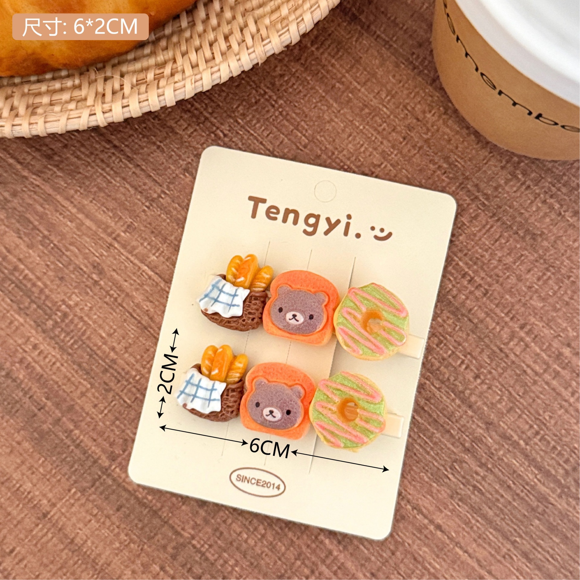 Caricatura lindo cerdo comer jugar pan divertido niño cabello cuerdas de pelo beige intestino pequeño círculo de alta elasticidad estudiante cabello adornamiento para mujeres