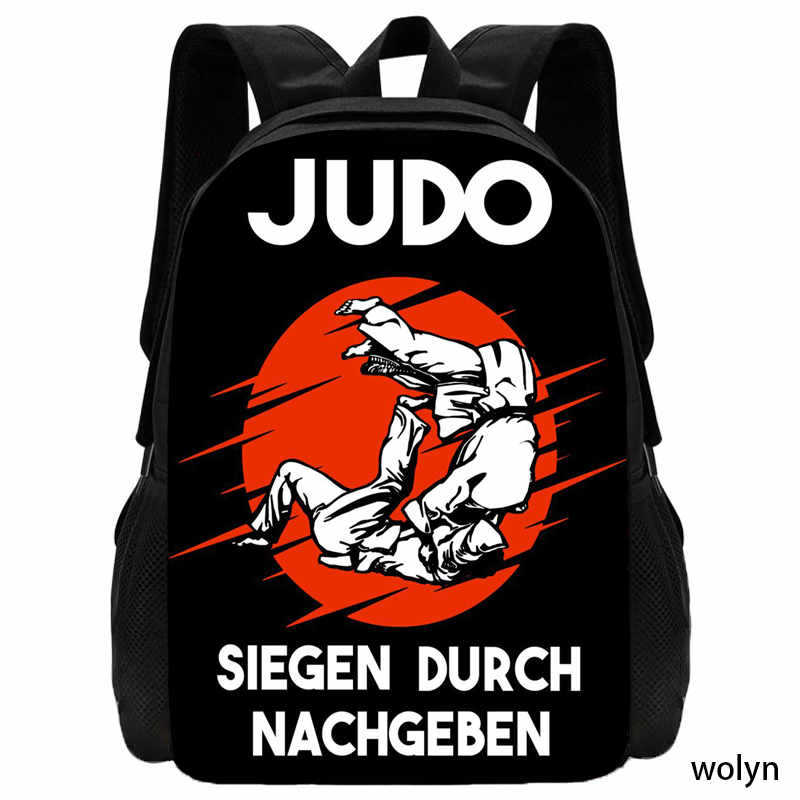 Judo High-Definition Printed Large-Capacity, High-Appearance, Cross-Border Backpack with Spine Protection, Anti-Hunchback, and Wear-Resistant Features
