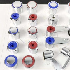 Faucet accessories triangle valve handwheel basin inner and outer wire washing machine kitchen mop pool faucet handle handwheel