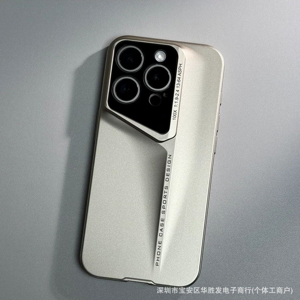 Чехол для Apple 17promax, матовый, с эффектом лезвия, из поликарбоната, жесткий, для iPhone16, премиальный, противоударный.