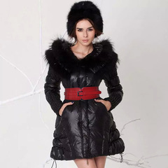 Factory-direct: European and American-style fashion leather belt with patent finish—versatile Korean-style waist cincher for women.