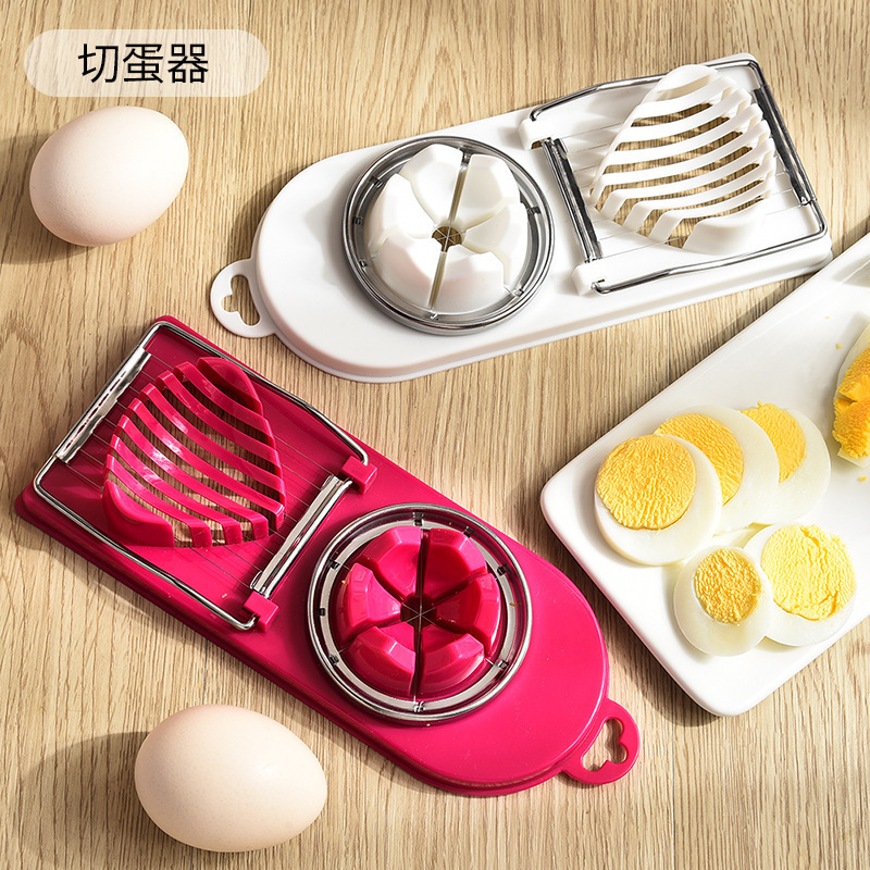 Egg cutter two -in -one egg slicer Egg fancy cutting creative…