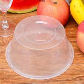 圆形打包盒一次性餐盒塑料打包加厚透明饭盒快餐带盖一次性汤批发