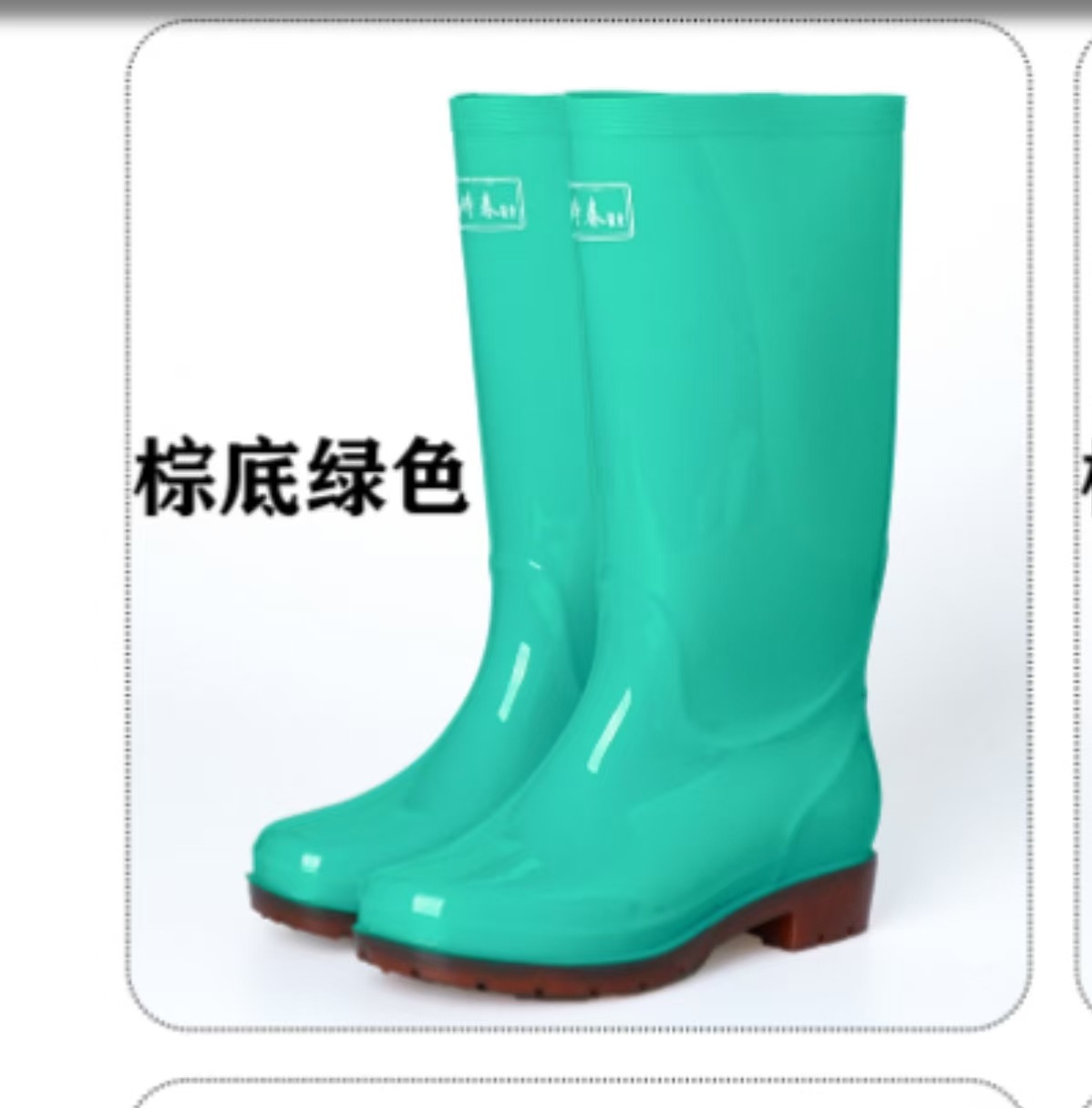 갈색 배경 녹색(무료 배송 없음)
