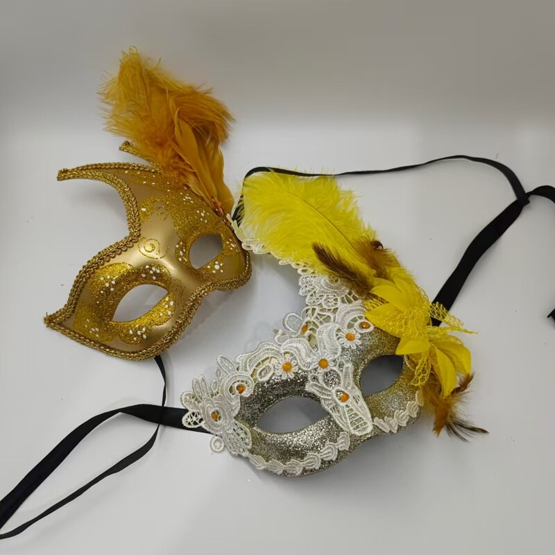 工場直販クロスボーダーハロウィンマスク仮装年次総会フェザーハイエンドパフォーマンスドレスアップパーティーアイマスク|undefined