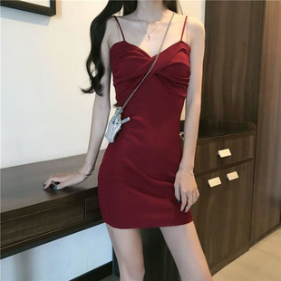 Fairy Short Skirt, Sweet and Spicy Dress, Women's Waist Slimming Pure Lust Hip-Hugging Skirt