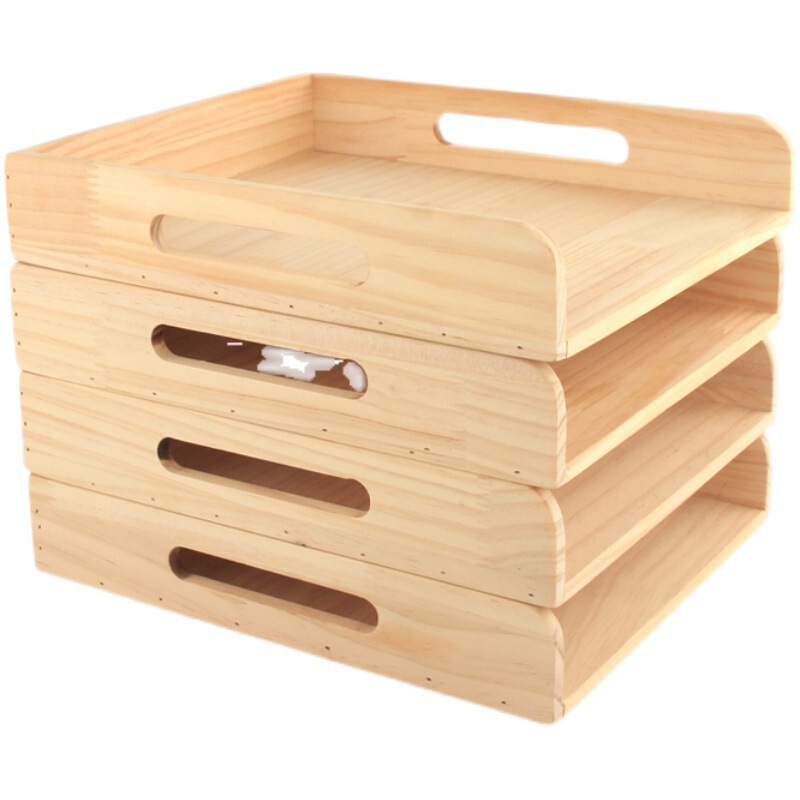 Wholesale Pine Dumpling Tray Household Multi-Layer Stackable Dumpling Storage Box Refrigerator Quick-Freezing Box Lid Curtain Dumplings