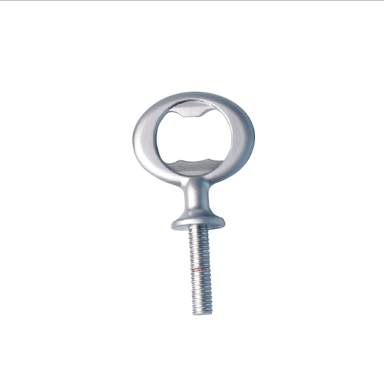 En stock Amazon Venta caliente aleación de zinc cromado mango de madera botella abridor DIY tuerca larga varilla botella abridor kit DIY cadena