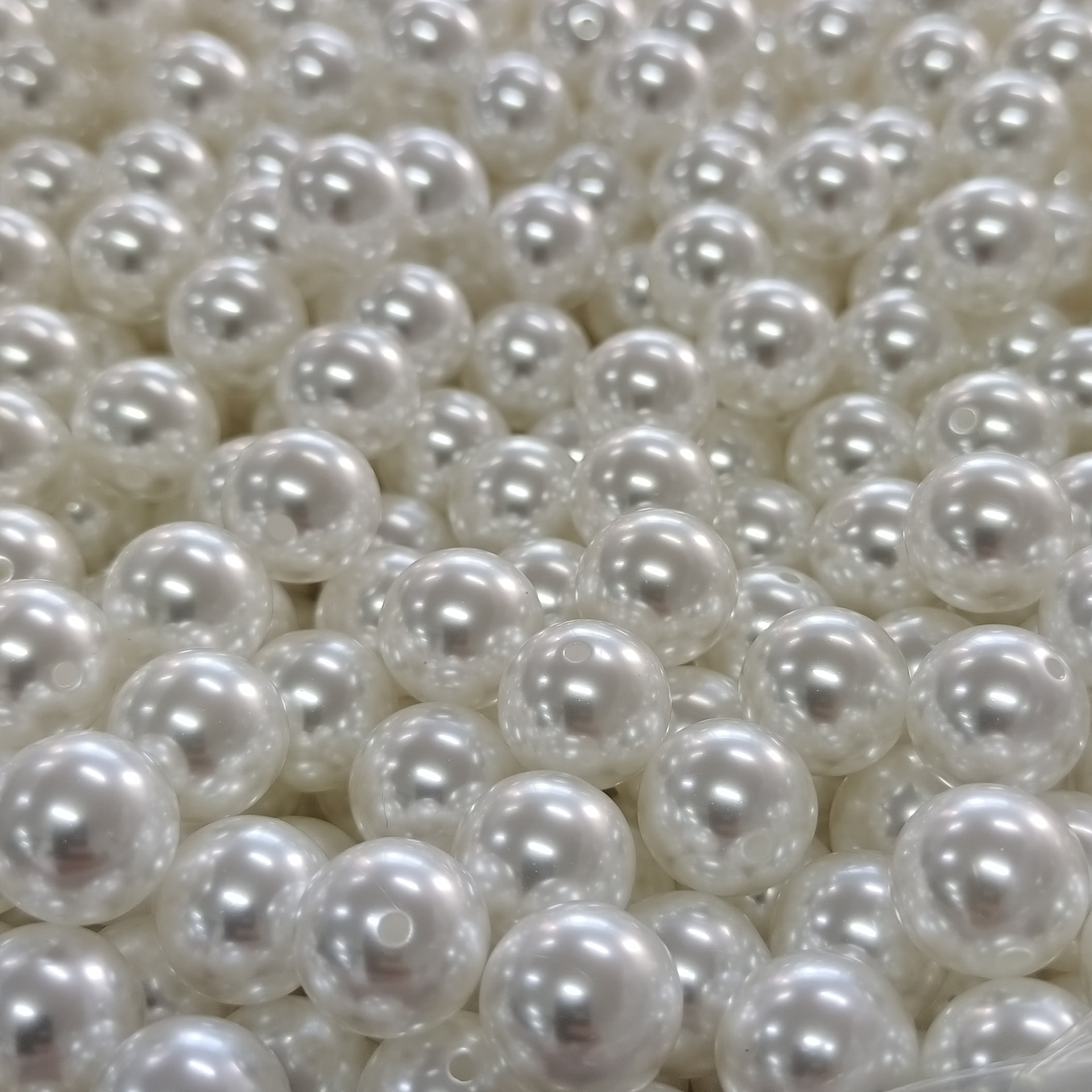 Korean Craft Half-Hole Hard Material Pearls 2.5mm~30mm Single Hole Imitation Pearl Accessory DIY Accessories
