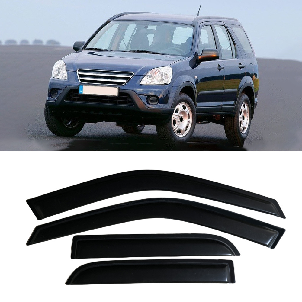 Honda For Honda CR-V 2002-2006 Rain Guards Side Window Deflectors (Rain shield) - for-honda-cr-v-2002-20064pcs