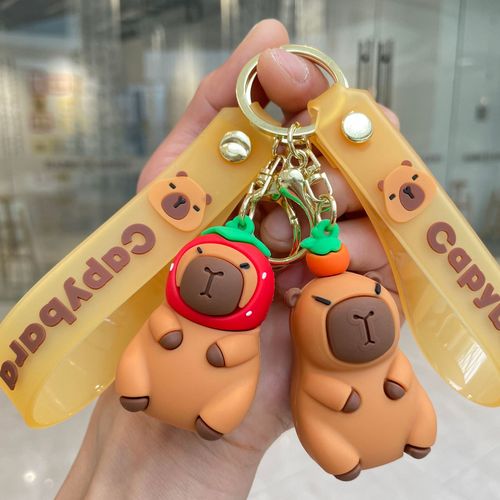 Cartoon Cute Capybara Keychain, Key Ring, Bag Hook, Car Keychain, Small Gift, Wholesale