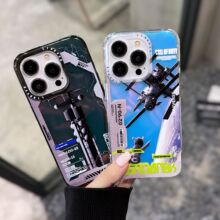 虹星极光蓝光苹果手机壳iPhone15promax太空个性14创意13潮流北