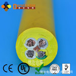 德汝牌 四芯双护套聚氨酯龙门吊电缆 4*20/4*25 起重机卷筒拖缆线