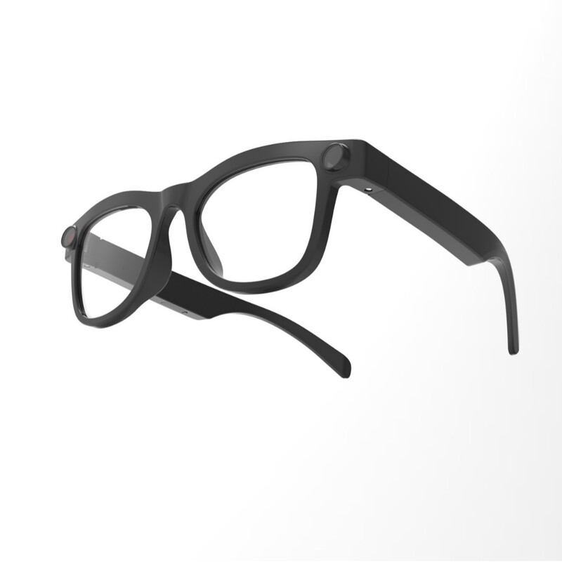 New smart glasses camera with Bluetooth, multifunctional for sports and cycling, third-person view, VLOG, noise reduction, calls, and music playback