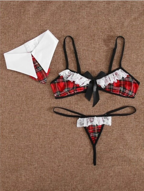 Neues Fun-Dessous-Sexy-Dreipunkt-Damen-Fliege-Dessous-Set_voghion.com