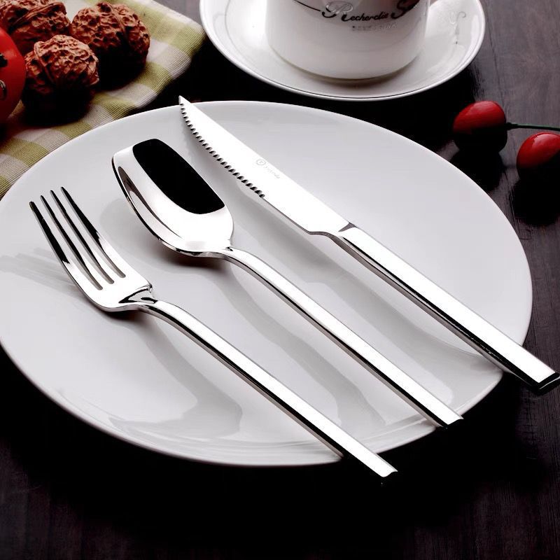 German Yayoda Knife, Fork and Spoon Three-Piece Western Restaurant Tableware Set Steak Stainless Steel Two-Piece Set