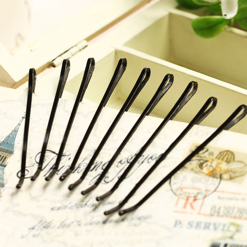 Korean children's hair accessories headband baby black one-word clip fine hairpin little girl side clip top clip hairpin trinket