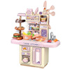 Children's realistic kitchen, toy, family set, spray, kitchenware