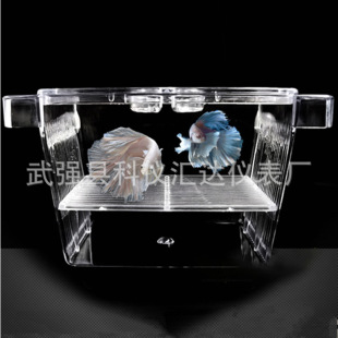 Breeding box isolation box with partition hatching box protection juvenile fish fighting fish breeding isolation box breeding box factory direct sales