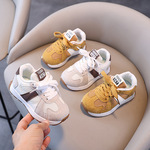 2025秋季新款复古网面时尚百搭透气运动鞋女小童德训鞋软底阿甘鞋