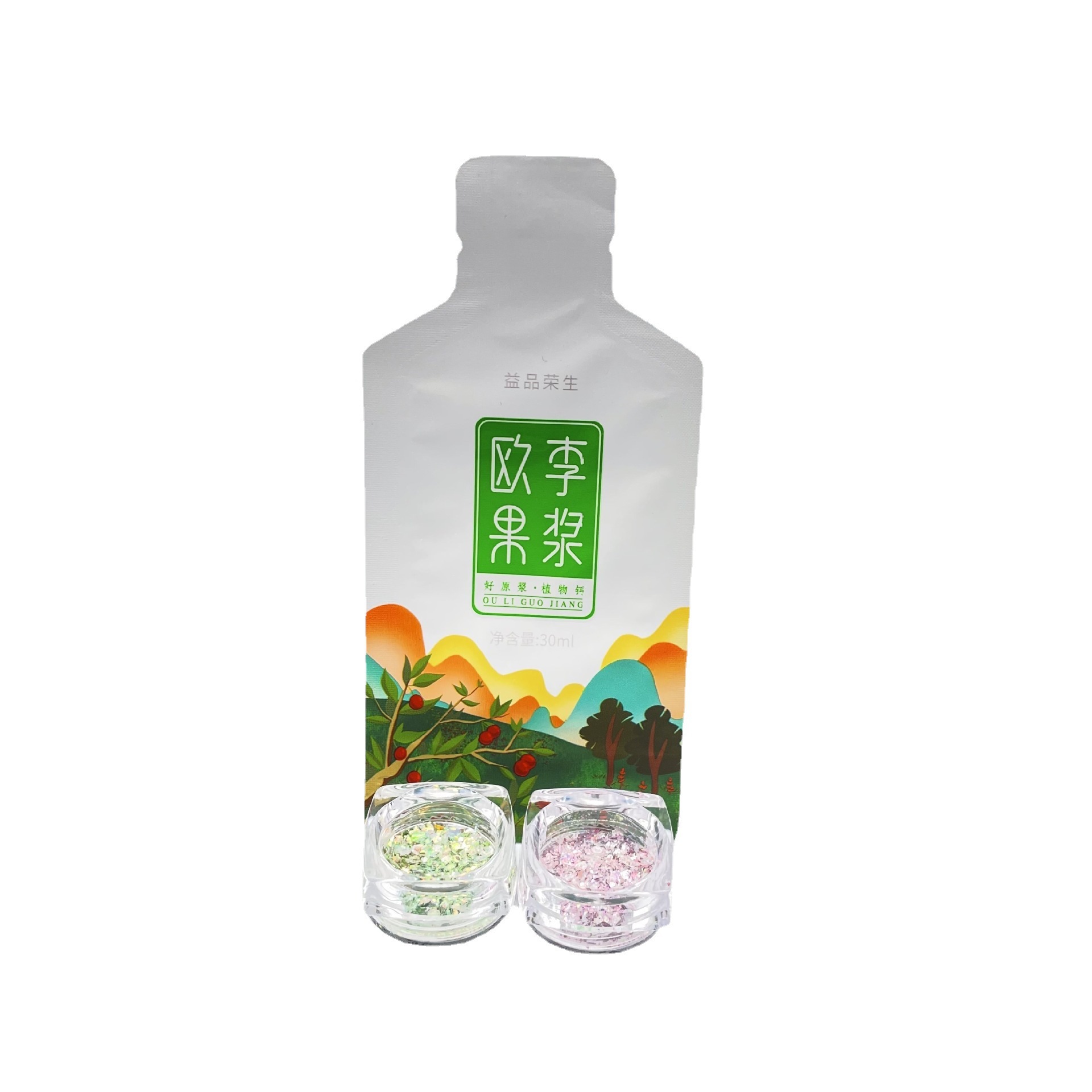 四层材料 酵素铝箔袋 蓝莓果酱果汁口服液包装袋可高温蒸煮 121度