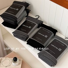 韩国6603发热袜300克打底袜miu系加绒加厚保暖秋冬提臀高腰连裤袜