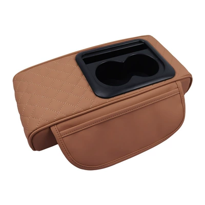 cup holder storage tissue box Armrest box pad - gt-8-embroidery-model-4-cayenne-color