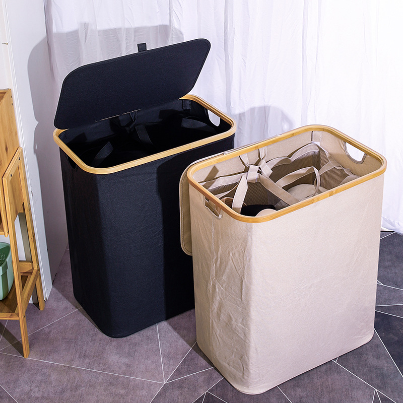 caja de almacenamiento doméstica simple armario cesto de almacenamiento caja de almacenamiento de ropa cesto de ropa sucia reciclaje interior barril cesto de ropa plegable