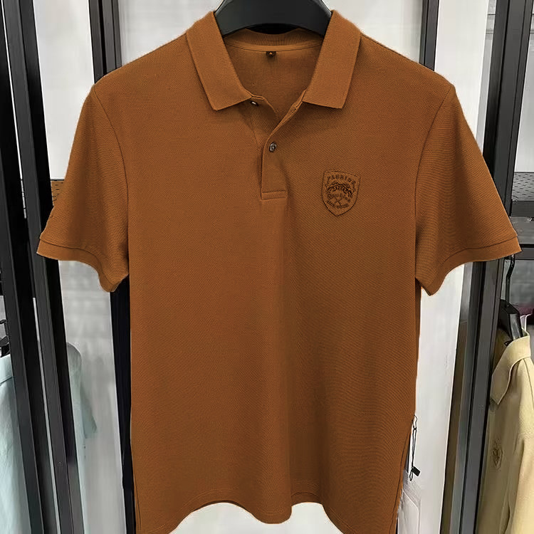 Polo uomo a maniche corte casual ampia con colletto_voghion.com