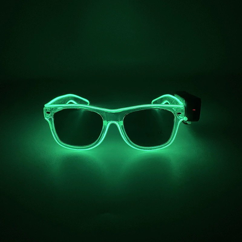 Светодиодные очки Amazon Personality Dance EL Flash Decoration Bar Jumping Gathering Gift Props Manufacturer