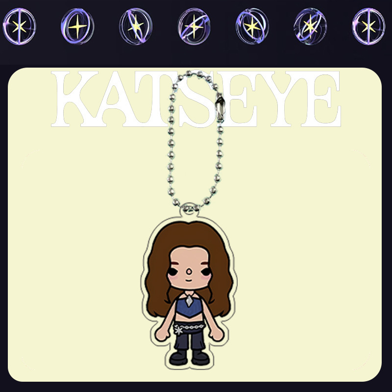 KATSEYE托卡少女心亚克力卡通钥匙扣开箱可爱礼物梅根周边|undefined