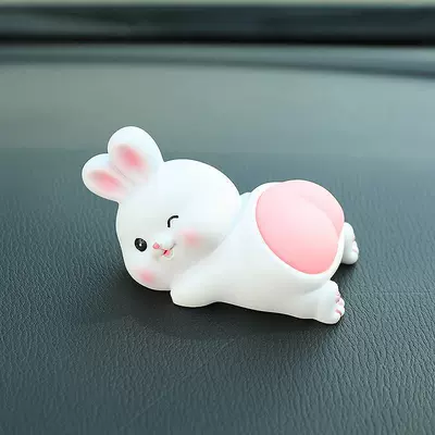 Car ornaments fart king car decoration center - little-rabbitq-bounces-the-butt