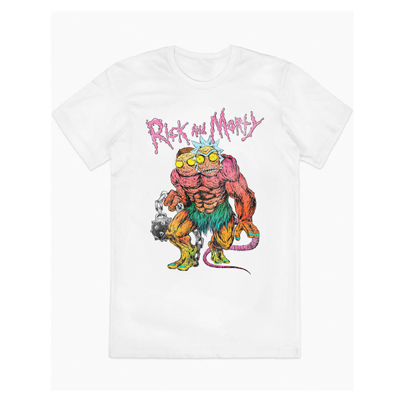 Riggity Rick and Morty European and American Cartoon American Casual Oversize T-Shirt Riggity Rick and Morty European and American Cartoon American Casual Oversize T-Shirt