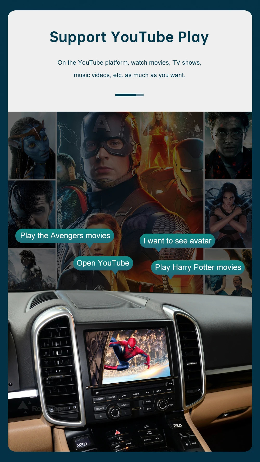 Wireless Carplay Car-Machine Interconnection Is Suitable for Porsche Pcm3.0 Pcm3.1 Decoder Module Decoder