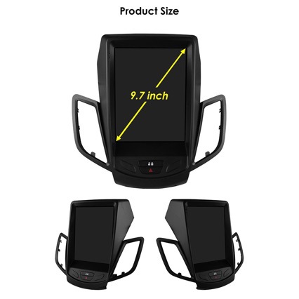 Suitable for 09-11 Ford Fiesta Vertical Screen Android Wifi Bluetooth Gps Reversing Image Navigator