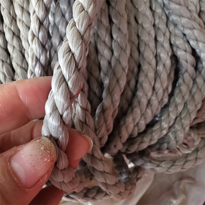 灰色货车捆绑尼龙绳户外帐篷牵引绳尼龙编包芯编织捆绑绳厂家
