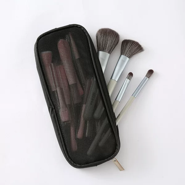 Internet Celebrity Travel Cosmetic Brush Storage Bag Portable Large Capacity Bag Simple Fashionable Transparent Mesh Wash Bag